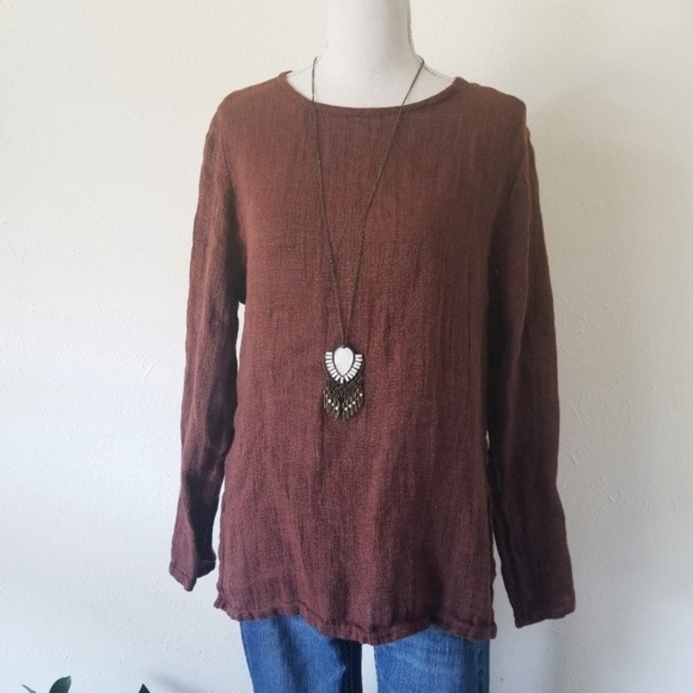 Eileen Fisher Linen Blouse
